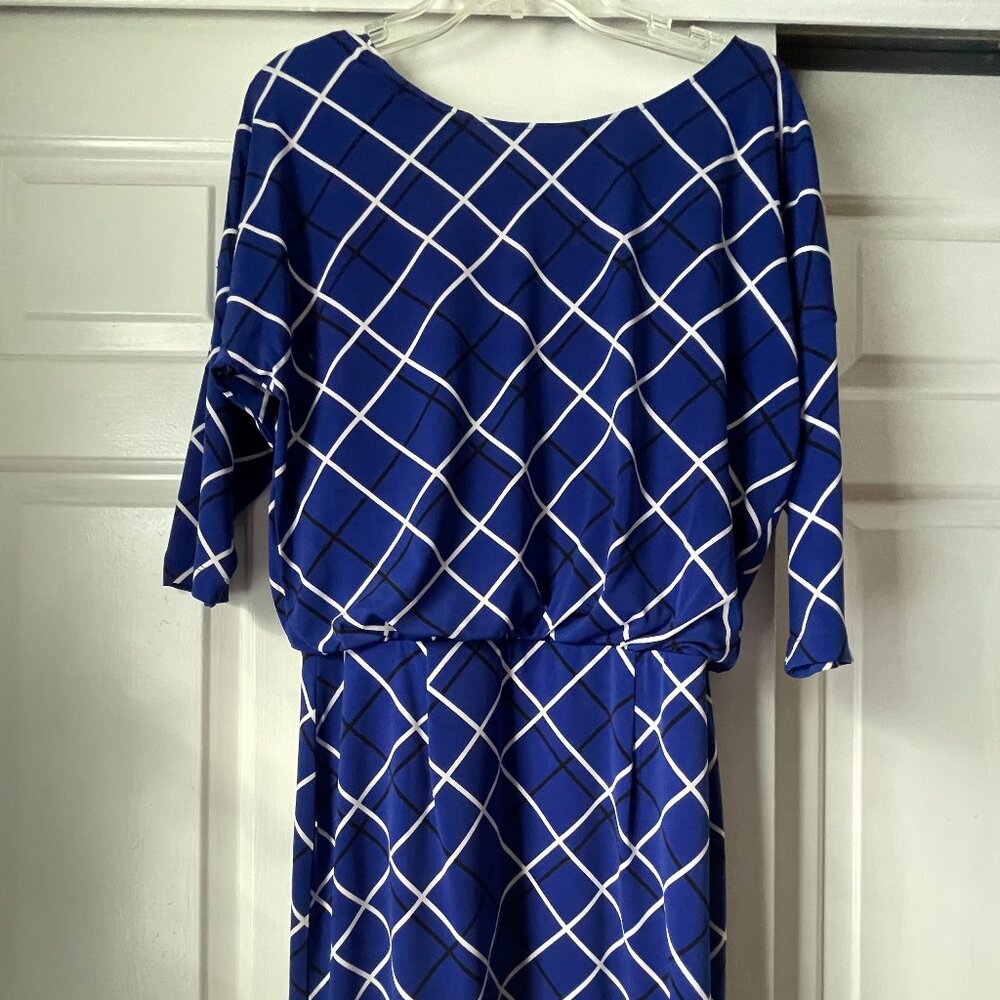 Royal Blue Banana Republic Dress Petite Medium